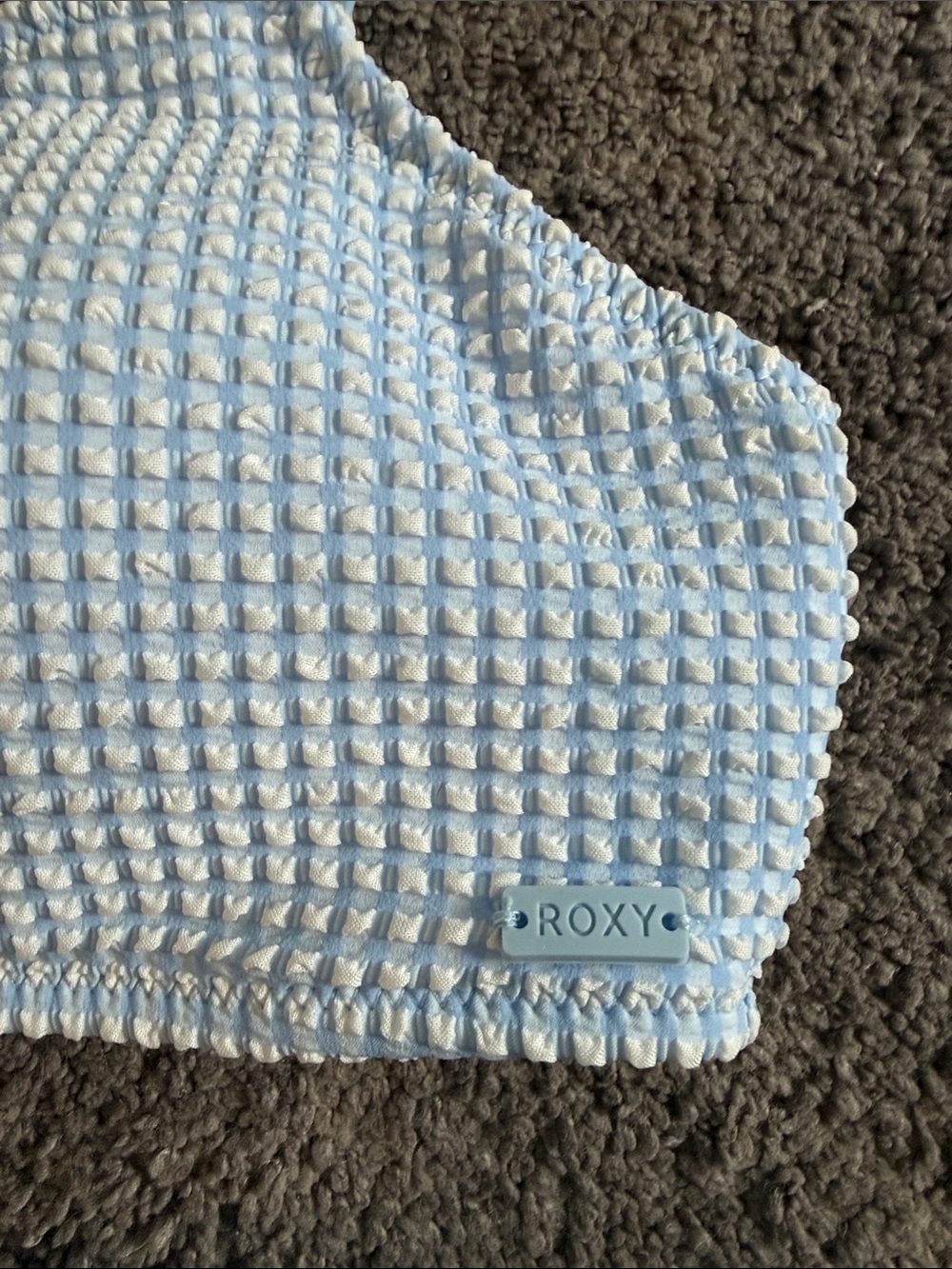 ROXY textured gingham bikini set - Picture 2 of 3